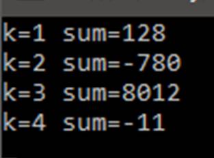 Результат роботи програми